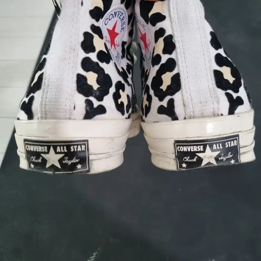 [BUNJANG] Converse All Star Leopard High Sneakers / 컨버스 올스타 하이 레오파드 스니커즈