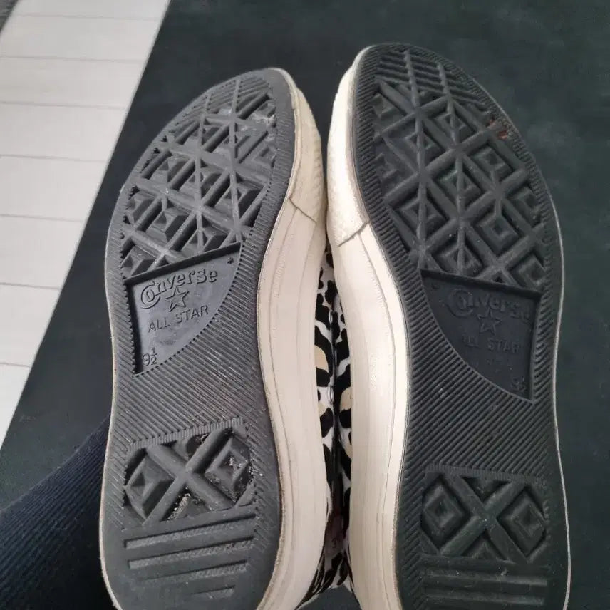 [BUNJANG] Converse All Star Leopard High Sneakers / 컨버스 올스타 하이 레오파드 스니커즈