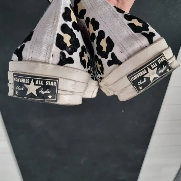 [BUNJANG] Converse All Star Leopard High Sneakers / 컨버스 올스타 하이 레오파드 스니커즈