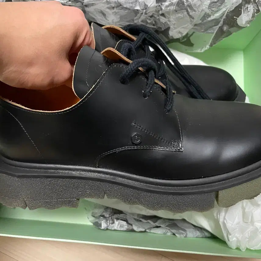 [BUNJANG] Off-White Derby Shoes / [41] 오프화이트 스폰지 솔 더비