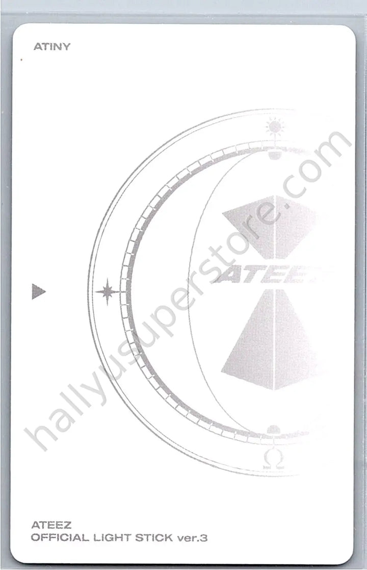 ATEEZ - San - OFFICIAL LIGHT STICK VER.3 lightstick merch photocard