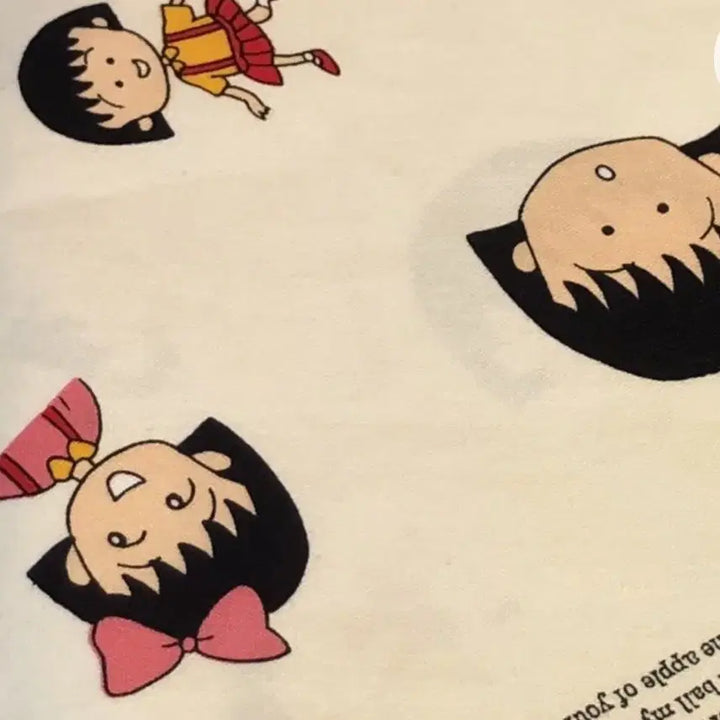 [BUNJANG] Chibi Maruko Handmade Fabric Cover/Holder Set / 핸드메이드)일본 치비마루코 다이어리커버 여권커버 티코스터 파우치 등