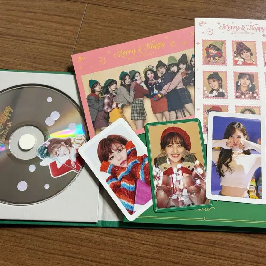 트와이스 Merry&Happy 앨범 + 포토카드