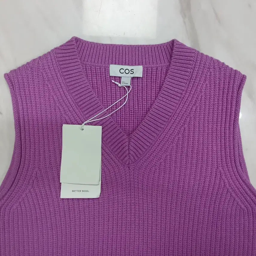 [BUNJANG] COS V-Neck Knit Vest (Size S) / [미사용 새상품 좋습니다] 코스 여성 브이넥 니트 조끼 유로 S 사이즈
