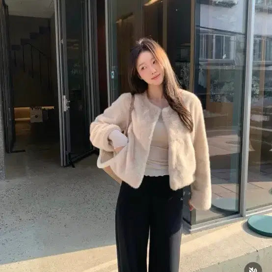 [BUNJANG] Le Vois Fur Jacket / [주말까지만 할인] 르브아 퍼 자켓