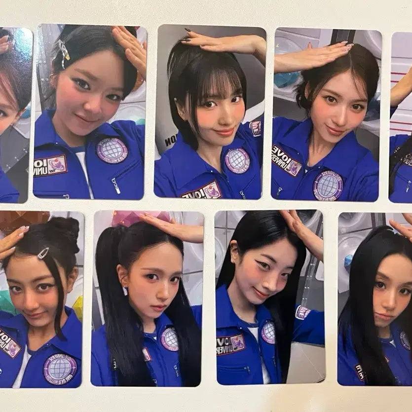 트와이스 10주년 팝업 빙고 포카 세트