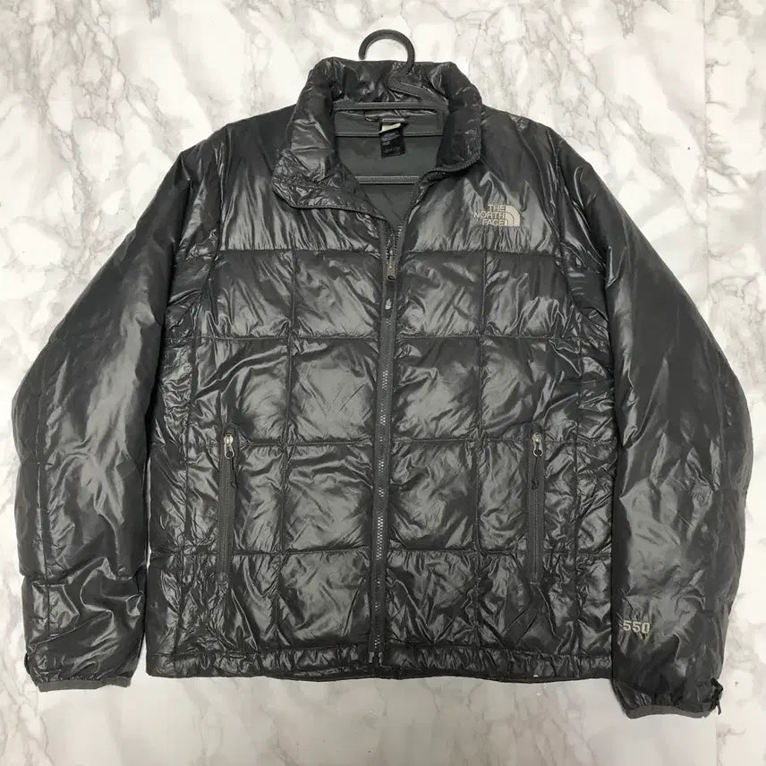 [BUNJANG] The North Face 550 Padded Jacket Gray Unisex / 노스페이스 550 패딩 자켓 그레이 남여공용
