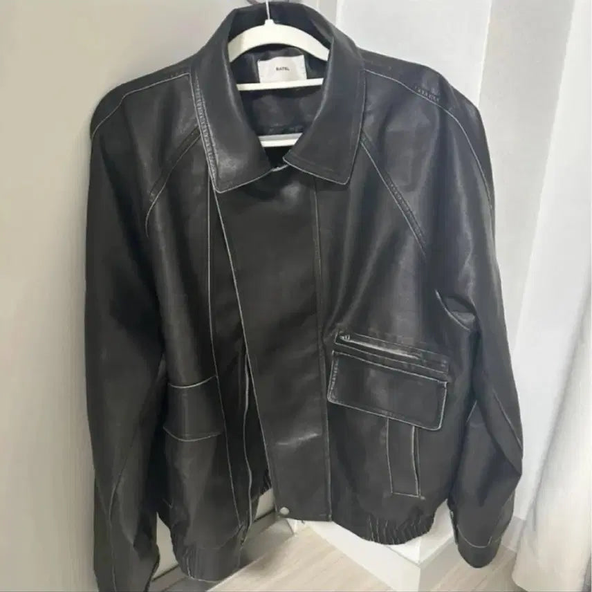 [BUNJANG] Leather Jacket Women's / 레더자켓 여성