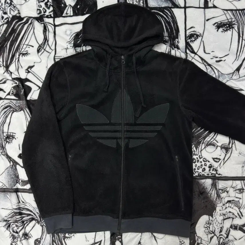 [BUNJANG] Adidas Big Logo Fleece Jacket / 아디다스 빅로고 후리스