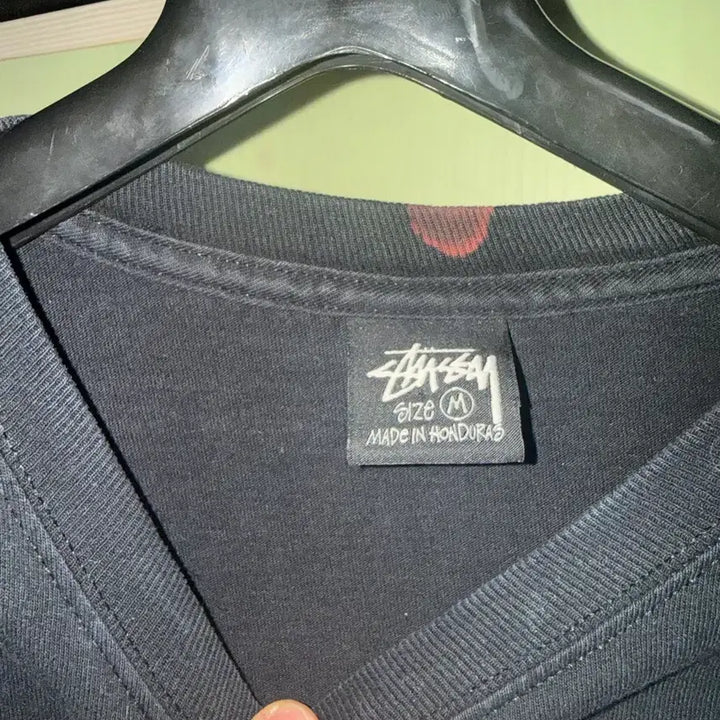 [BUNJANG] Stussy World Tour Long Sleeve T-Shirt Black 2023 M / 스투시 월드투어 롱슬리브 티셔츠 블랙 2023 M
