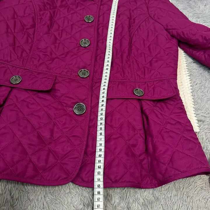 [BUNJANG] Burberry Purple Quilted Jacket Women's / 버버리 퍼플 퀼팅 자켓 여성