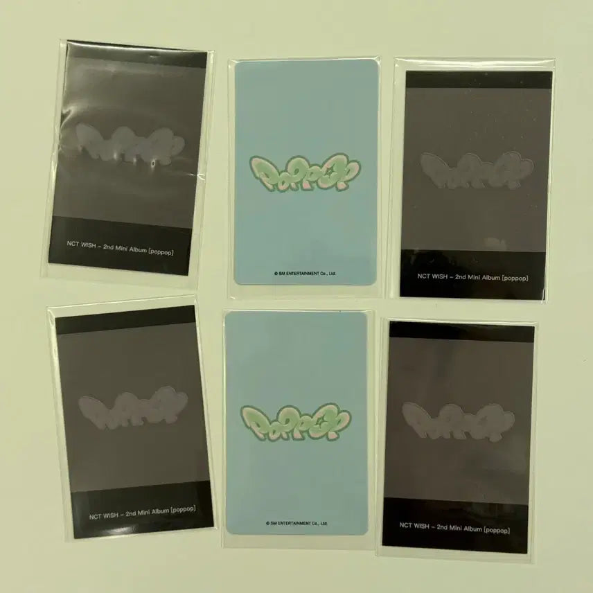 엔시티 위시 사쿠야 팝팝 kms 상하이 포카 미개봉 poppop