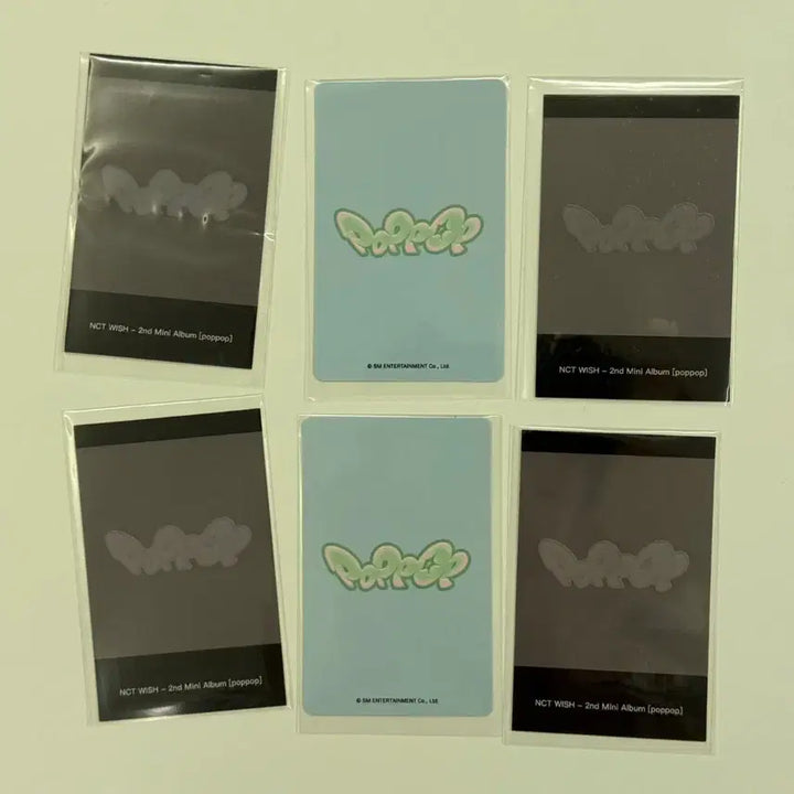 엔시티 위시 사쿠야 팝팝 kms 상하이 포카 미개봉 poppop