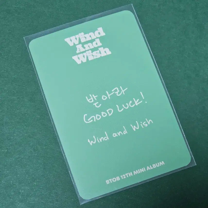 비투비 나의바람 WIND 버전 프니엘 앨범 포카