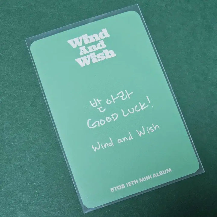 비투비 나의바람 WIND 버전 프니엘 앨범 포카