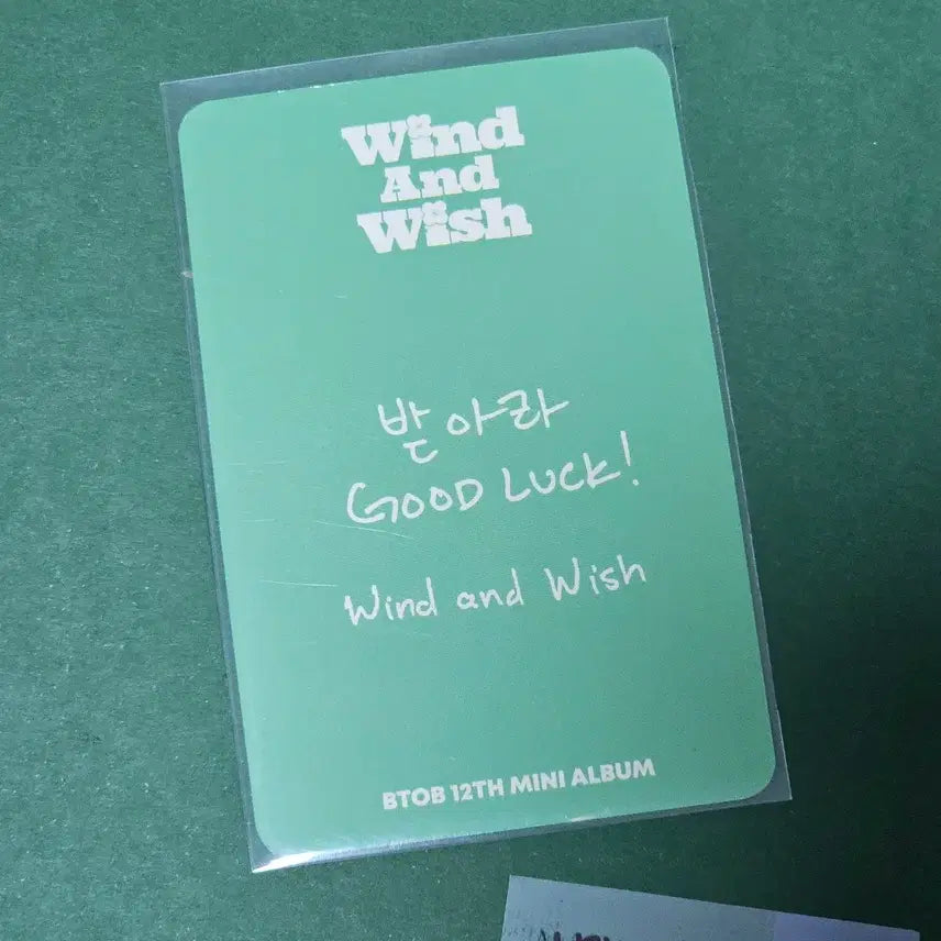 비투비 나의바람 Wlsh 버전 프니엘 앨범 포카