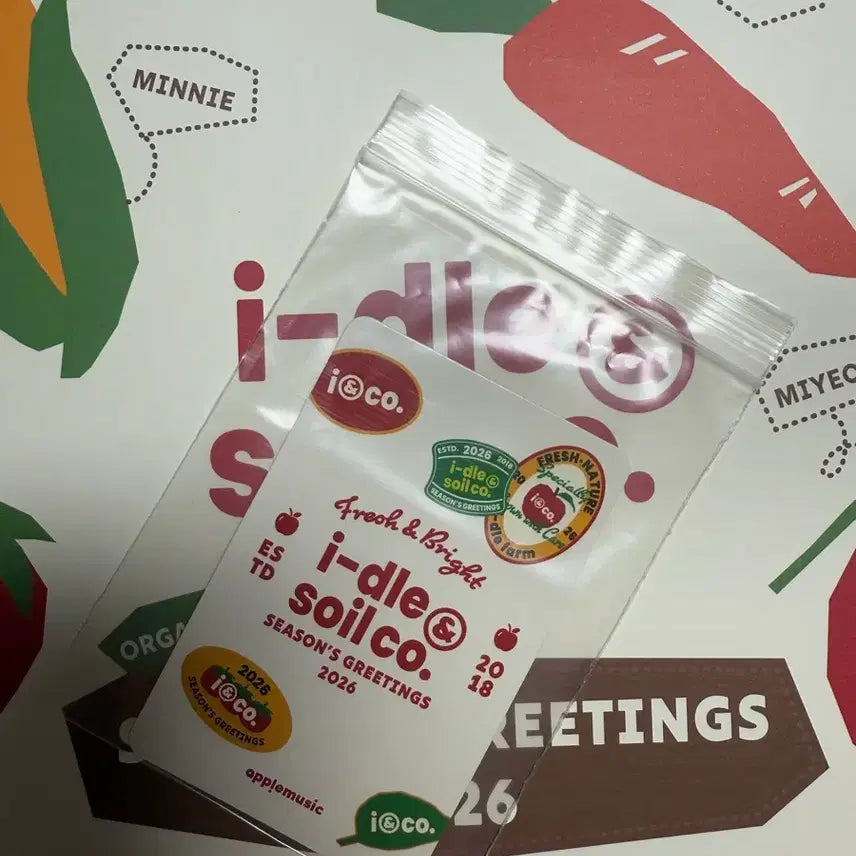 <우기> 아이들 2026 시즌그리팅 특전 포카