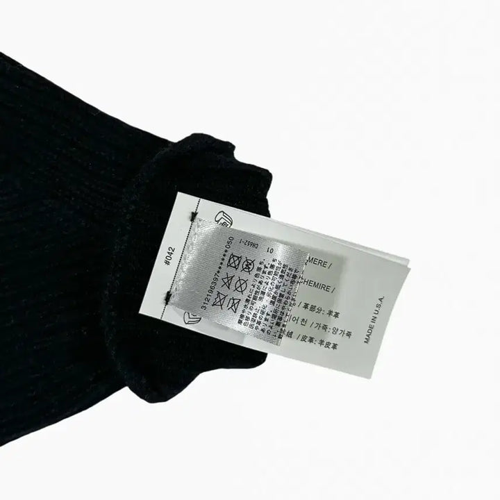 [BUNJANG] Chrome Hearts Cashmere Plus Patch Fingerless Gloves / 크롬하츠 캐시미어 플러스 패치 핑거리스 장갑