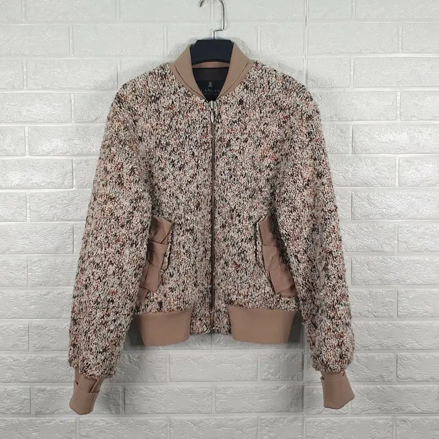 [BUNJANG] Lanvin Tweed Blouson Jacket / [55]랑방 트위드 블루종 점퍼