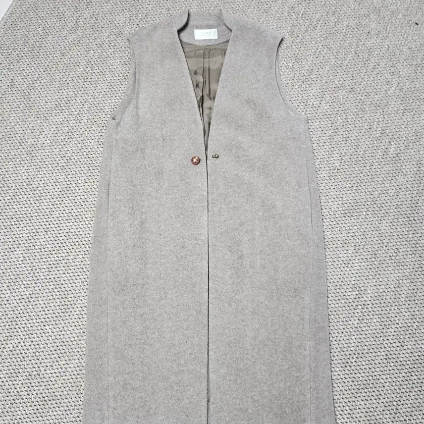 [BUNJANG] TIME Lama Long Vest Coat / TIME 타임 라마 롱 베스트 조끼형 코트