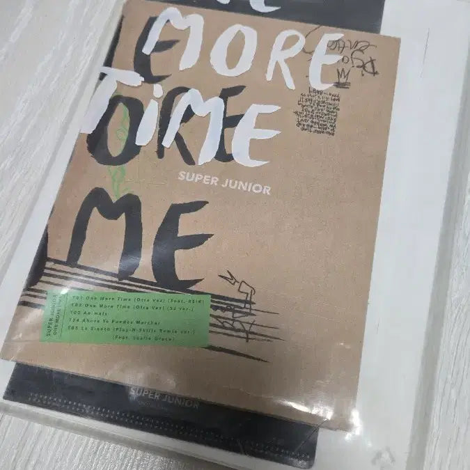 슈퍼주니어 One More Time 싸인 비매앨범