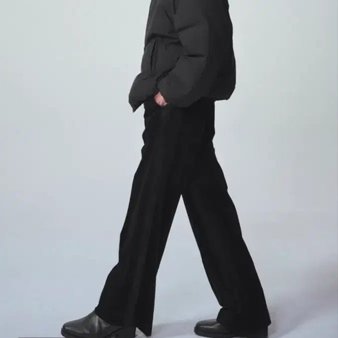 [BUNJANG] System Homme Detachable Collar Goose Down Jacket (Black, Size 100) / 한섬 시스템옴므 파리 디테쳐블 칼라 구스다운점퍼 블랙 100사이즈