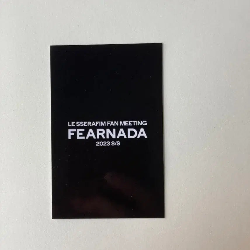 피어나존 김채원 포카 포토카드 르세라핌 2023 팬미팅 피어나다