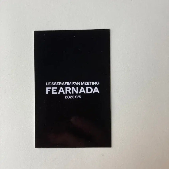 피어나존 김채원 포카 포토카드 르세라핌 2023 팬미팅 피어나다