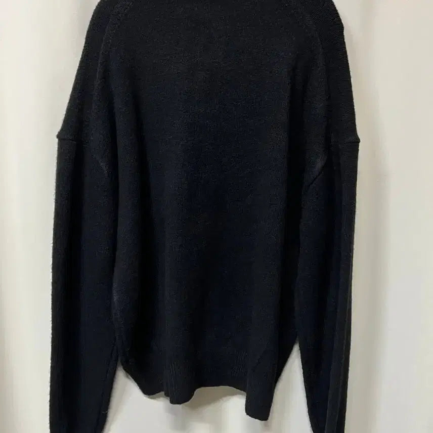 [BUNJANG] Rest & Recreation Oversized Polo Knit Top Black / 레스트앤레크레이션 오버사이즈 폴로 니트 탑 블랙