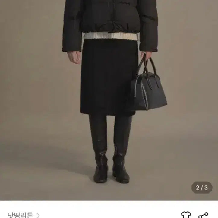 [BUNJANG] Nothing Written Crop Puffer / 낫띵리튼 크롭 푸퍼