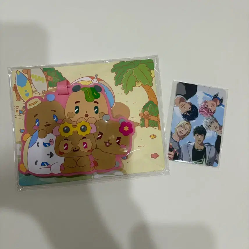 플레이브 하나카드 러기지택+포토카드 미개봉