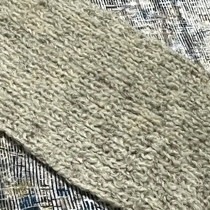 [BUNJANG] Vintage Handmade Knit Muffler / JPN 빈티지  핸드메이드 니트 머플러