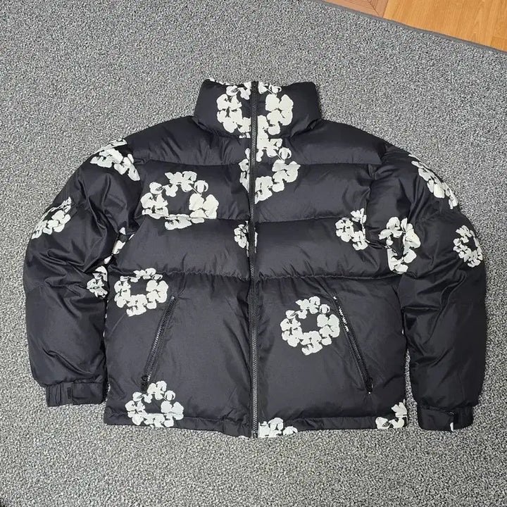 [BUNJANG] Denim Tears Down Jacket Black / [S] 데님티어스 다운 자켓 패딩 블랙