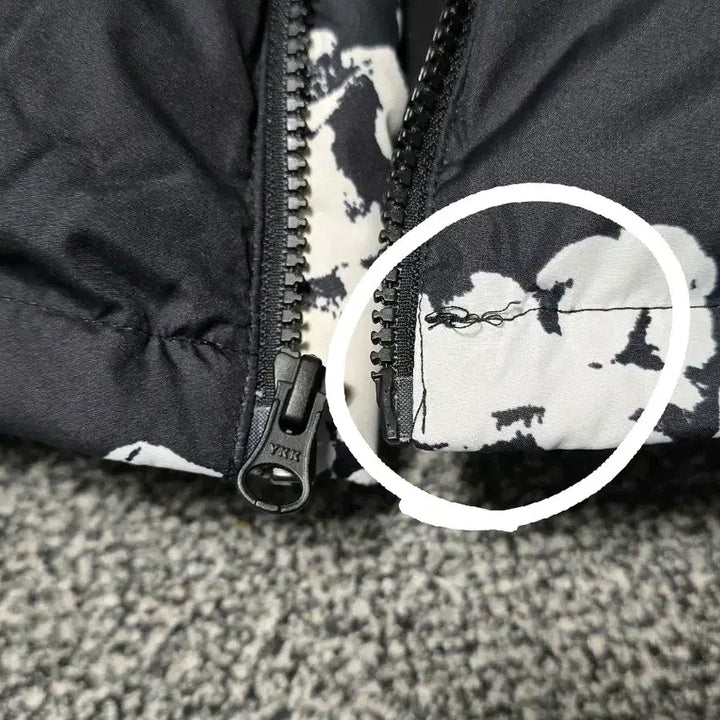 [BUNJANG] Denim Tears Down Jacket Black / [S] 데님티어스 다운 자켓 패딩 블랙