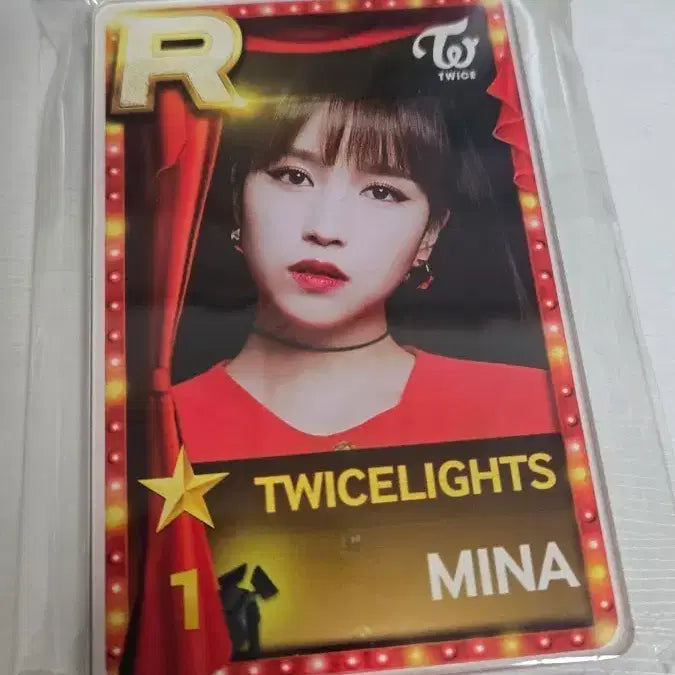 슈스제 3주년 트와이스 TWICELIGHTS 미나 아크릴 포토카드