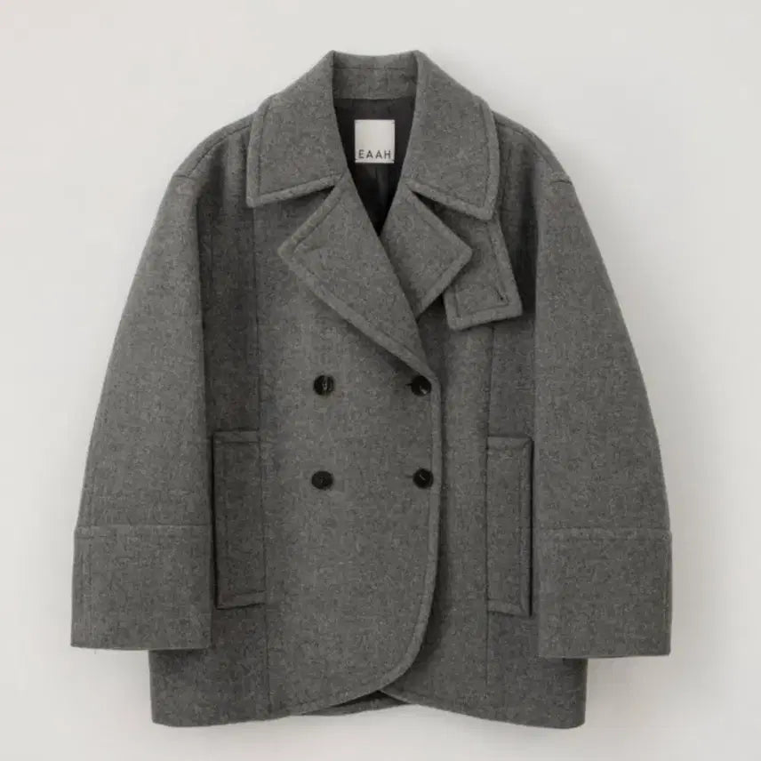 [BUNJANG] IVE Leeseo Owen Coat Gray / 이아 오웬코트 그레이