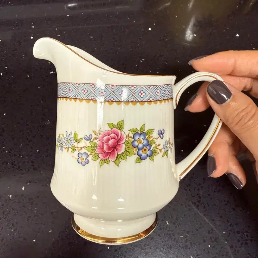 [BUNJANG] Paragon Kenton Sugar Bowl & Creamer Set / 영국 앤틱 파라곤 켄톤 슈거볼 & 크리머 세트