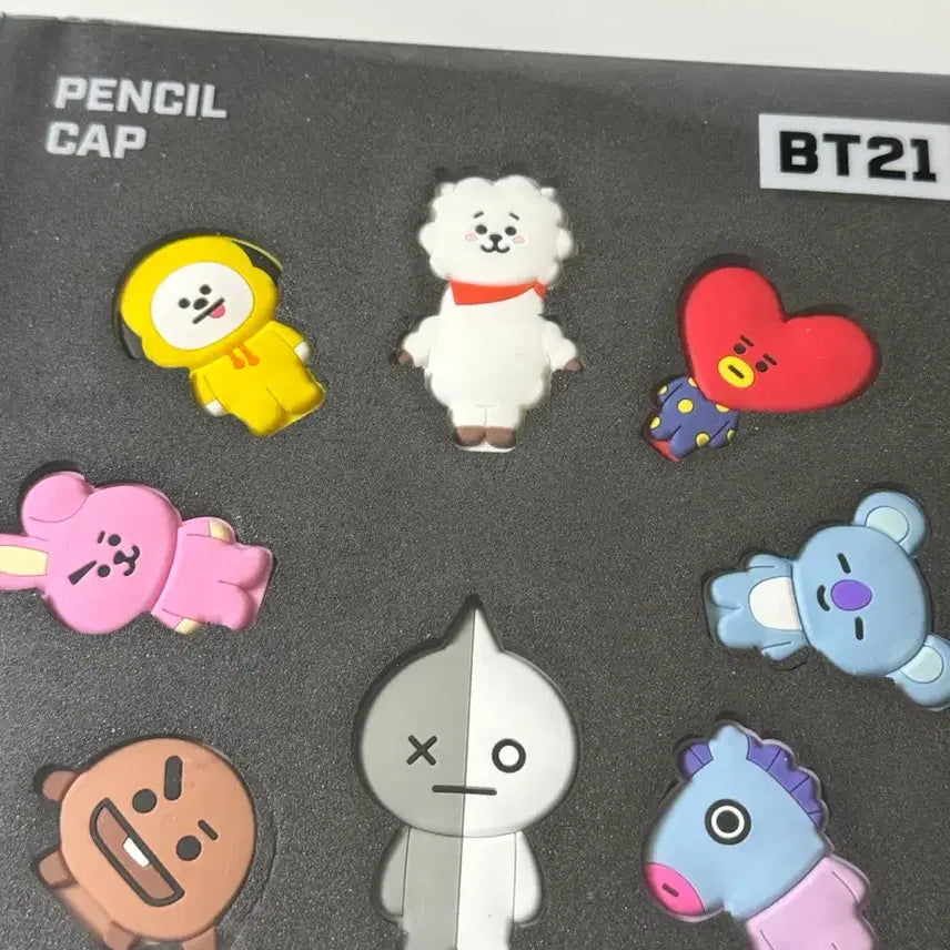 BT21 연필캡 방탄소년단