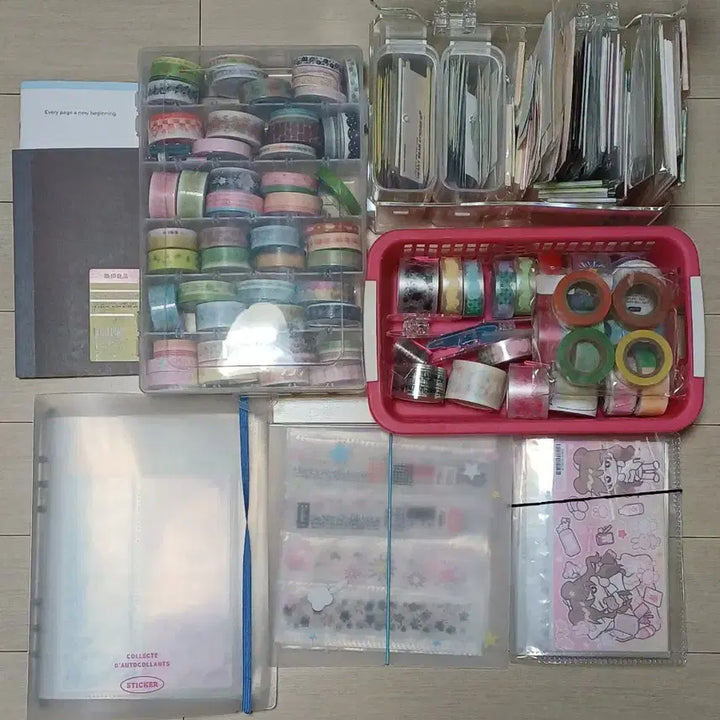 [BUNJANG] Various Sticker Bundle Set / 다꾸 일괄 처분 스티커 100 마테/키스컷 73 모조지