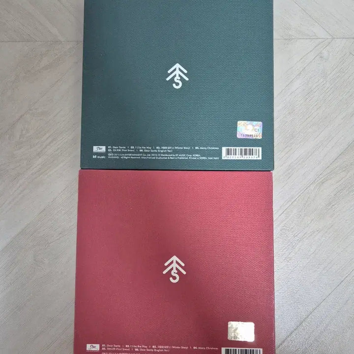 [BUNJANG] Girls' Generation-TTS Dear Santa Album Bundle Set / 소녀시대 태티서 디어산타 레드+그린 앨범 일괄판매