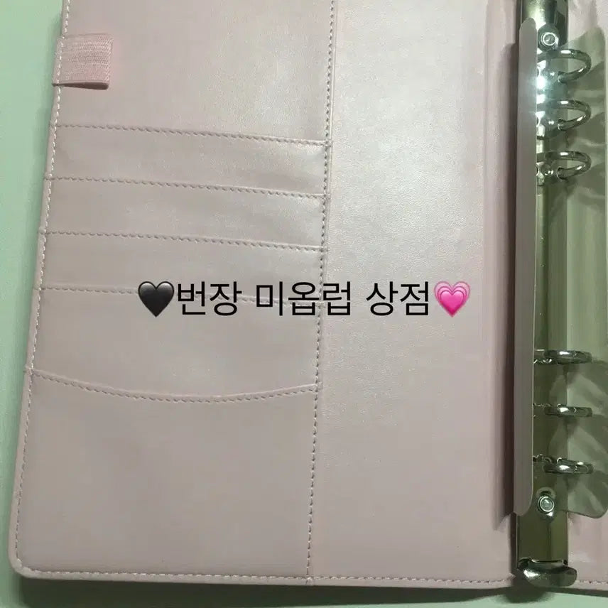 와우숍 마카롱 다이어리  바인더 A5 핑크