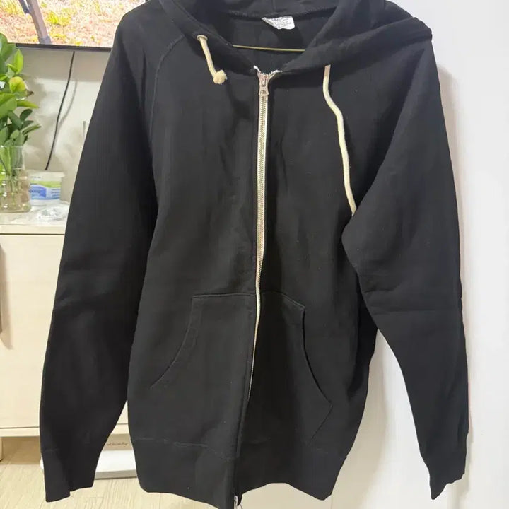 [BUNJANG] Viction Hooded Zip-up (Black, S) / 빅유니온 후드집업 블랙 S