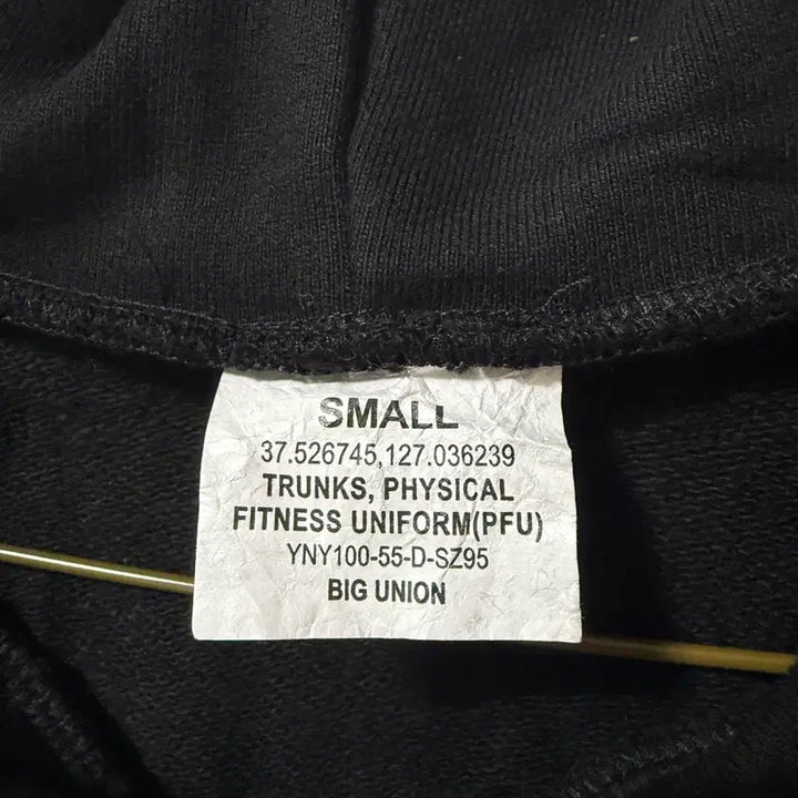 [BUNJANG] Viction Hooded Zip-up (Black, S) / 빅유니온 후드집업 블랙 S