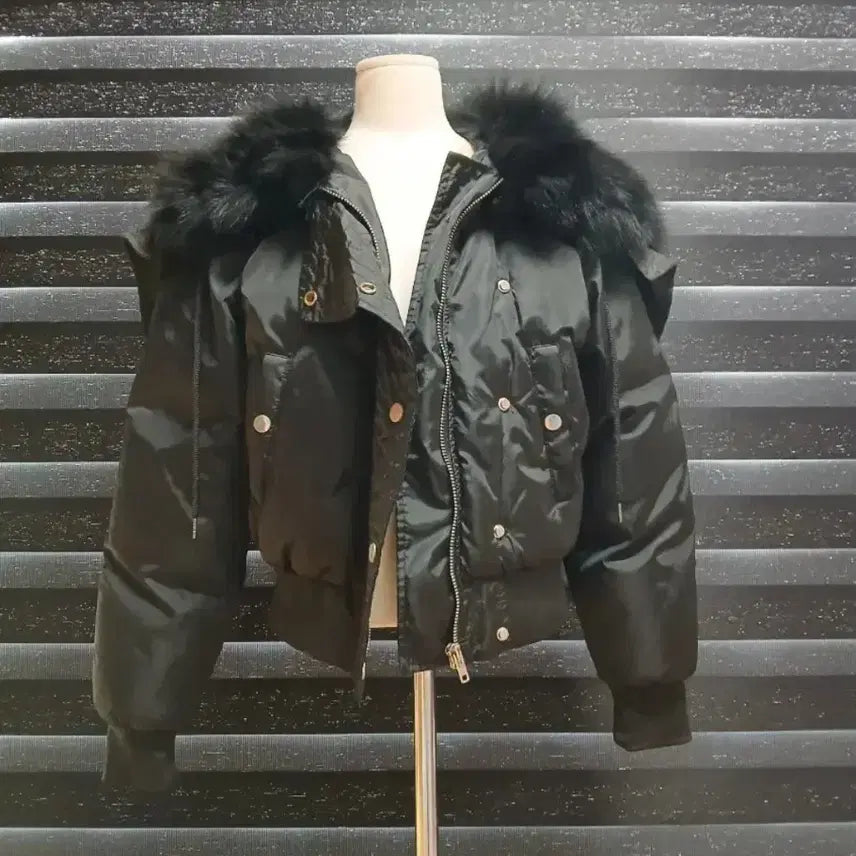 [BUNJANG] Wing-Fur Padded Jacket / 날개퍼 패딩