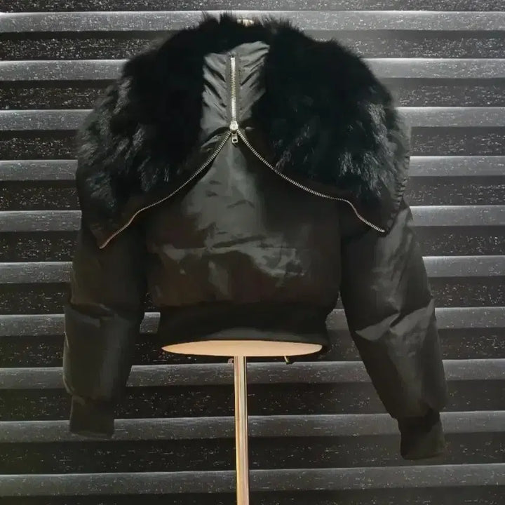 [BUNJANG] Wing-Fur Padded Jacket / 날개퍼 패딩