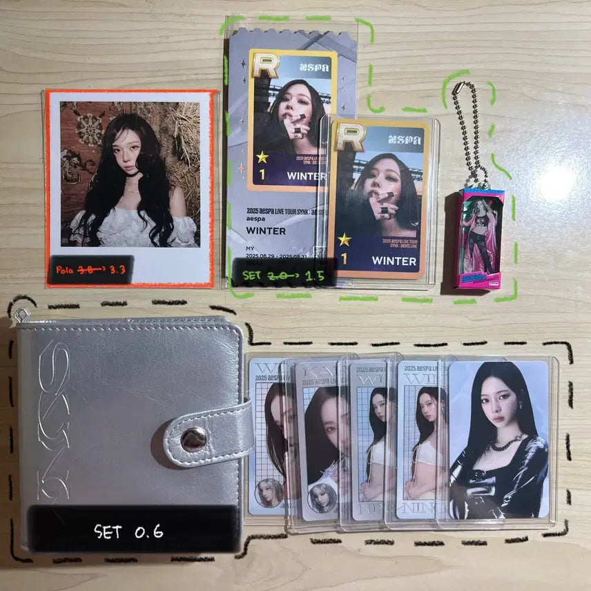 [양도] 에스파 윈터 시그 포카 콘서트 폴라 카리나 지젤 닝닝