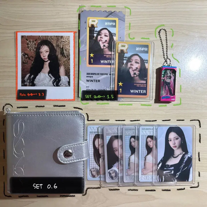 [양도] 에스파 윈터 시그 포카 콘서트 폴라 카리나 지젤 닝닝