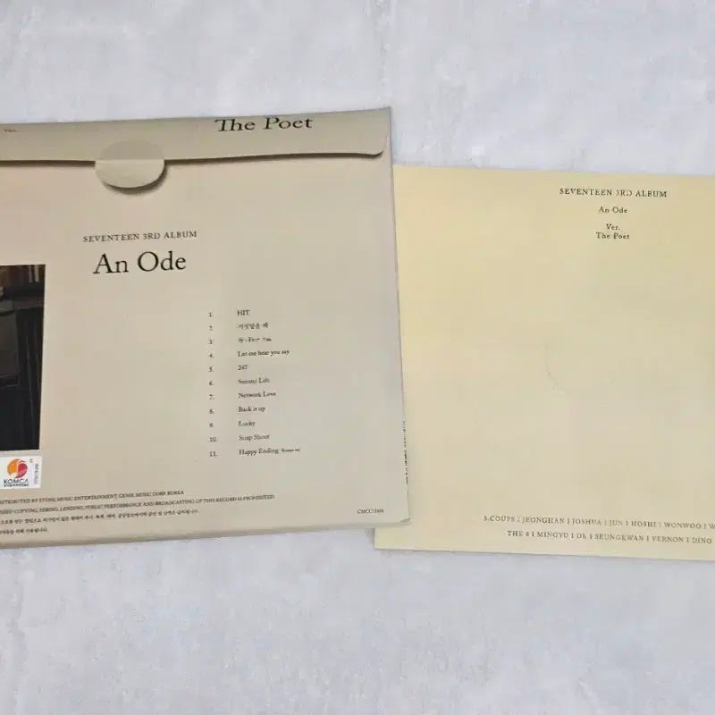 세븐틴 An Ode The Poet 개봉앨범