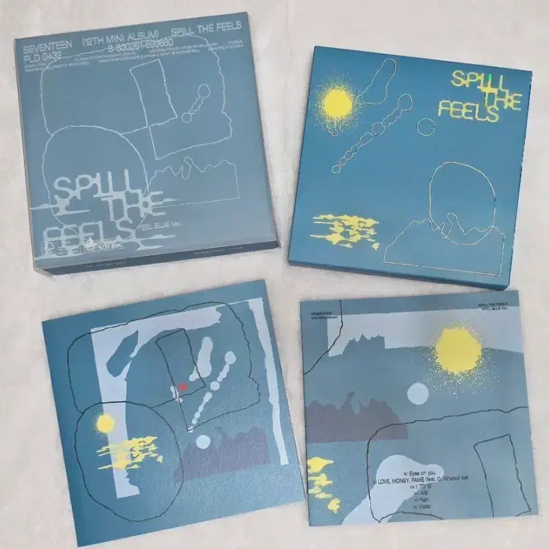 세븐틴 SPILL THE FEELS 개봉앨범 FEEL BLUB ver.