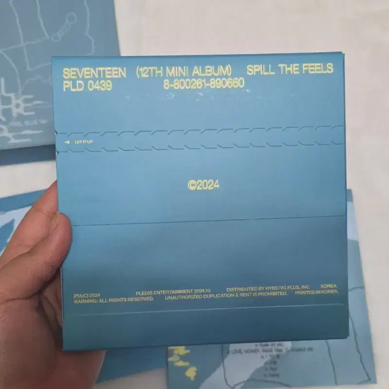 세븐틴 SPILL THE FEELS 개봉앨범 FEEL BLUB ver.